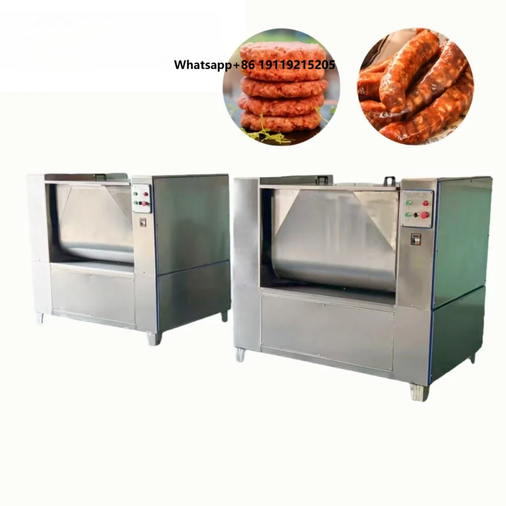 Factory Price New Commercial 220kg 304 Stainless Steel Food Grade Industrial Dumpling Ham Sausage Meat Stuffing Mixer