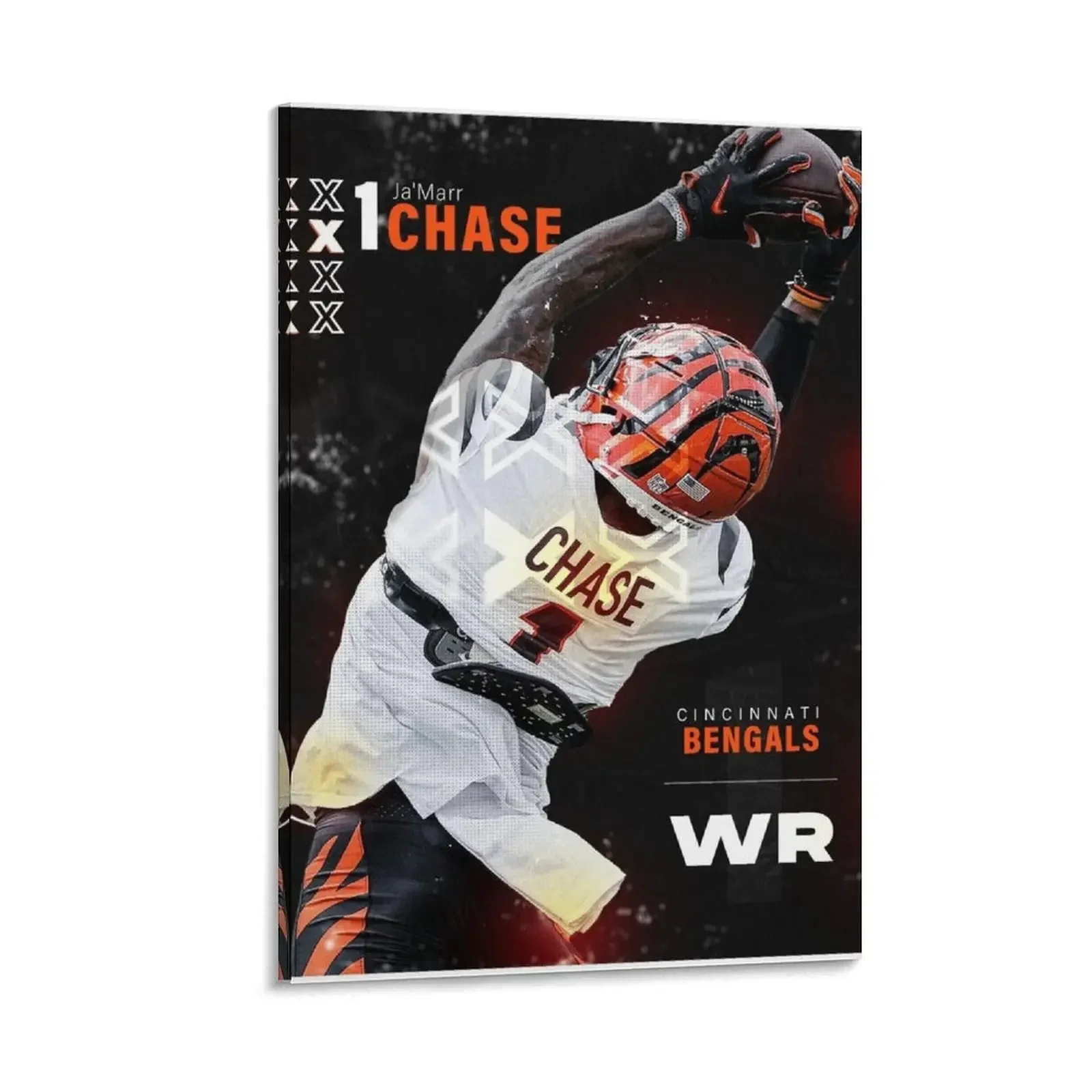 

Ja'Marr Chase Canvas Painting posters anime Home decoration anime room decor