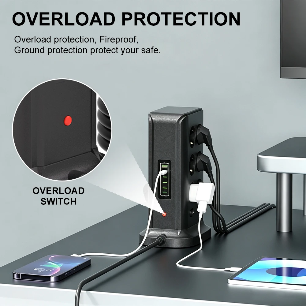 3000W PD AC QC3.0 USB Fast Cha - Outdoor Power Outlet Extension 评论和价格