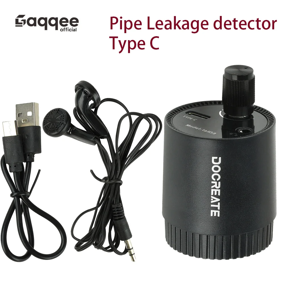 Type C Leak Detector Portable Sound Amplifier Water Pipe Floor Heating Collector For Leak Detection Of Various Construction Pipe