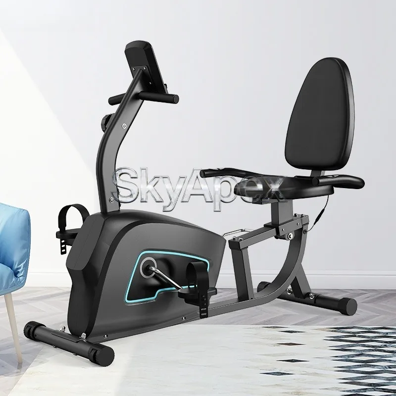 Recumbent Exercise Bike Magnetic Control Indoor Rehabilitation Training Equipment Pedal Bike For Middle-Aged And Elderly