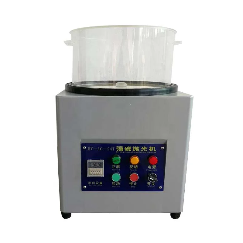 Magnetic tumbler jewelry polishing machine