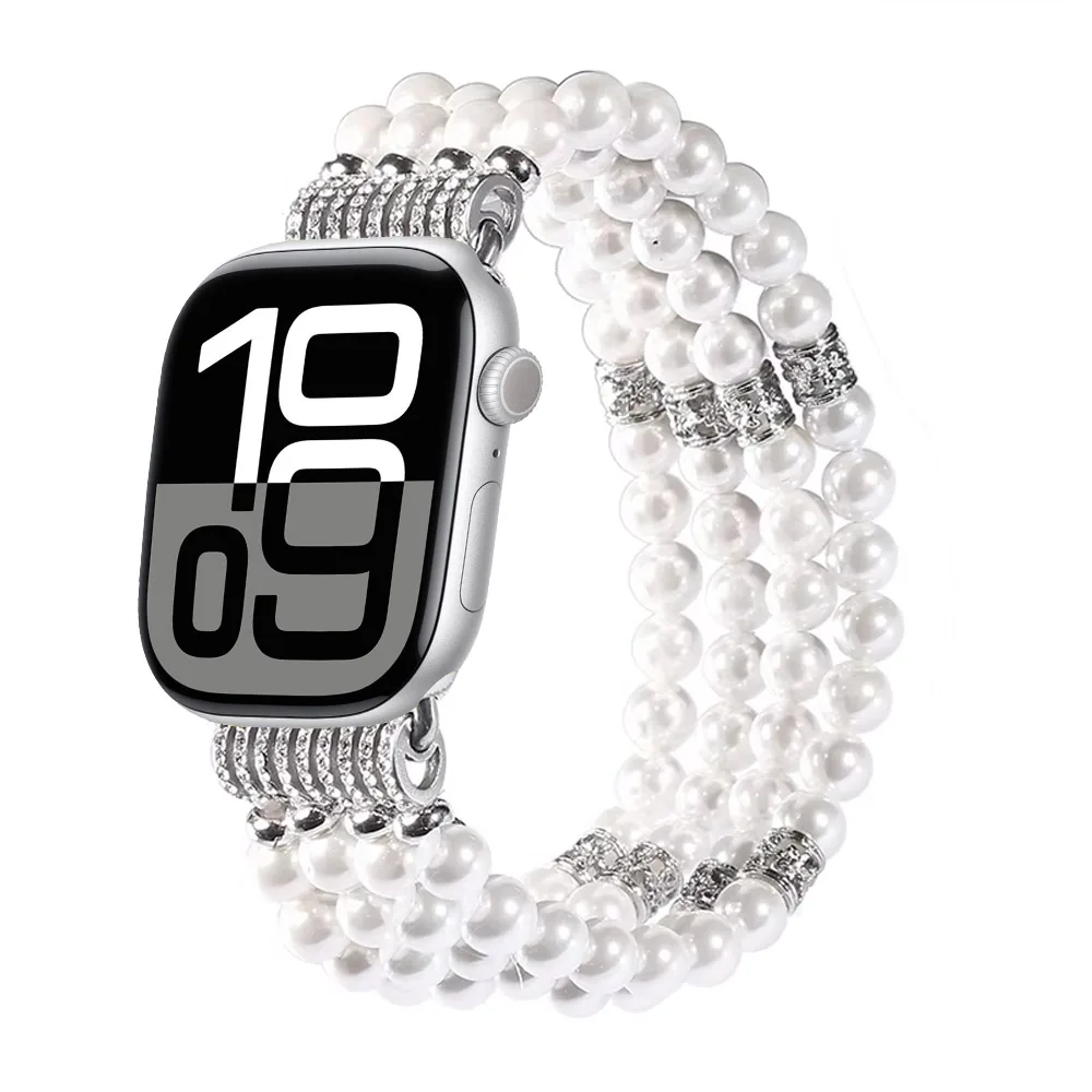 

Pearl Strap For Apple watch Ultra 2 49mm 10 42mm 46mm 9 8 7 41mm 45mm Woman Bracelet accessories For iwatch 6 5 4 SE 44mm 40mm