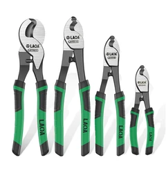 LAOA Cable Cutter CR-V Steel 6/8/10 Inch Crimping Pliers Bolt Cutting Electrical Wire Stripper Multifunction Hand Tools