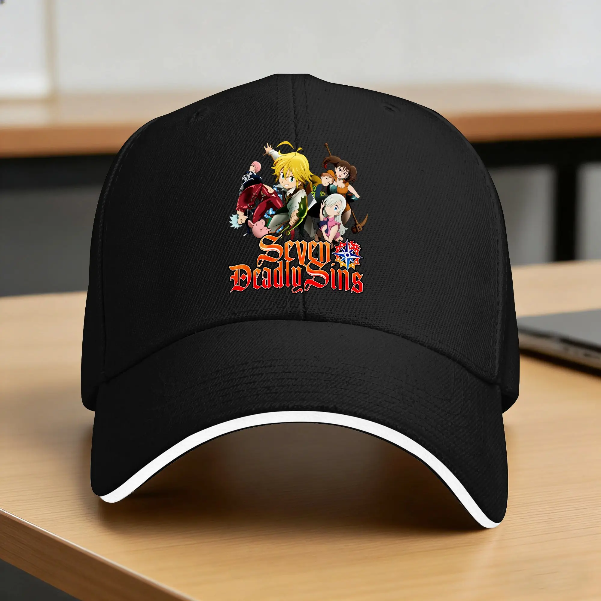 The Seven Deadly Sins Anime Baseball Cap  y2k Cute Men Women Hip Hop Hats Hot Sale Print Running Hippie Baseball Caps