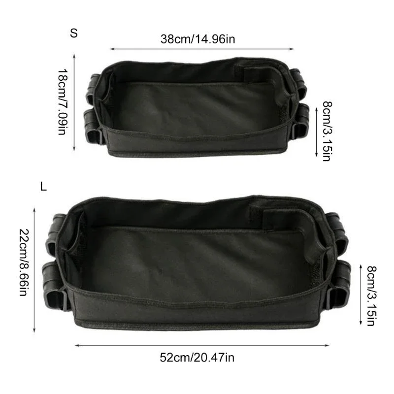 J15U Wagon Tray, Speisetablett, Servierteller mit Netz-Aufbewahrungstaschen und Getränkehalter für Kinderkonferien