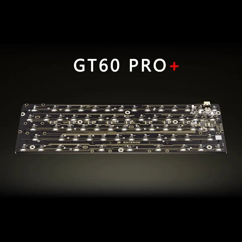 

GATERON GT60Pro+ Magnetic Switch Keyboard PCB Customized 8k Return Rate Keyboard PCB for Gaming Mechanical Keyboard Accessories