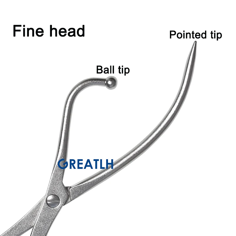 GREATLH Autoclavable Ankle Joint Reduction Forceps Foot Joint Trauma Surgery Forceps Orthopedic Instrument Pet