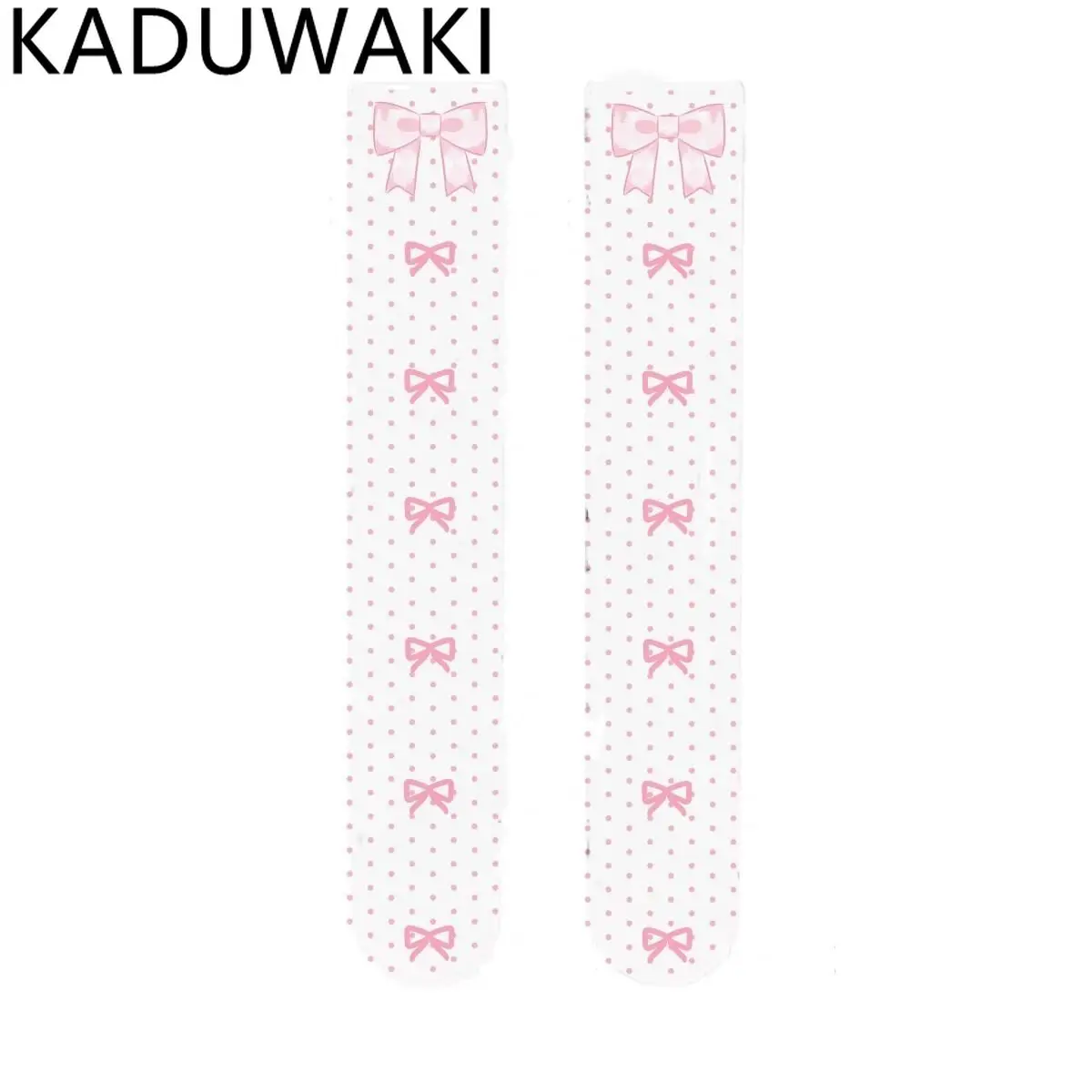 

Japanese Lolita Socks Women's Summer And Autumn Beauty Bow Polka Dot Print Socks Sweet Chic Sweet Jk Girls Socks