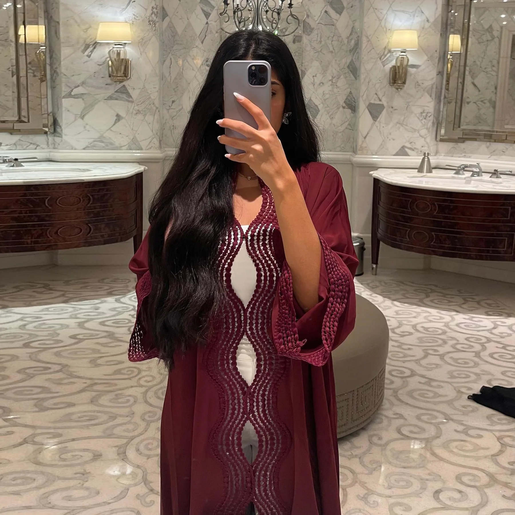 

Ramadan Open Abaya Dubai Kaftan Women Muslim Maxi Dress Islam Jalabiya Kimono Cardigan Kebaya Caftan Marocain Femme Robe Vestido