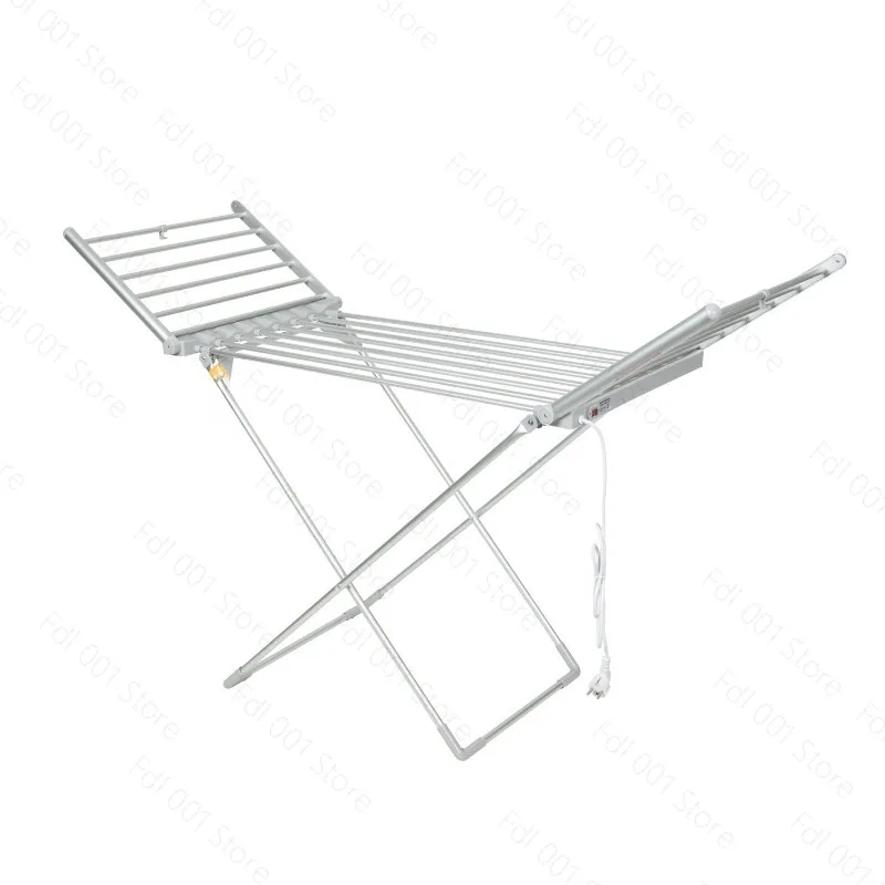 

Rainy season electric heating drying folding drying rack floor space aluminum constant temperature silent indoor dormitory