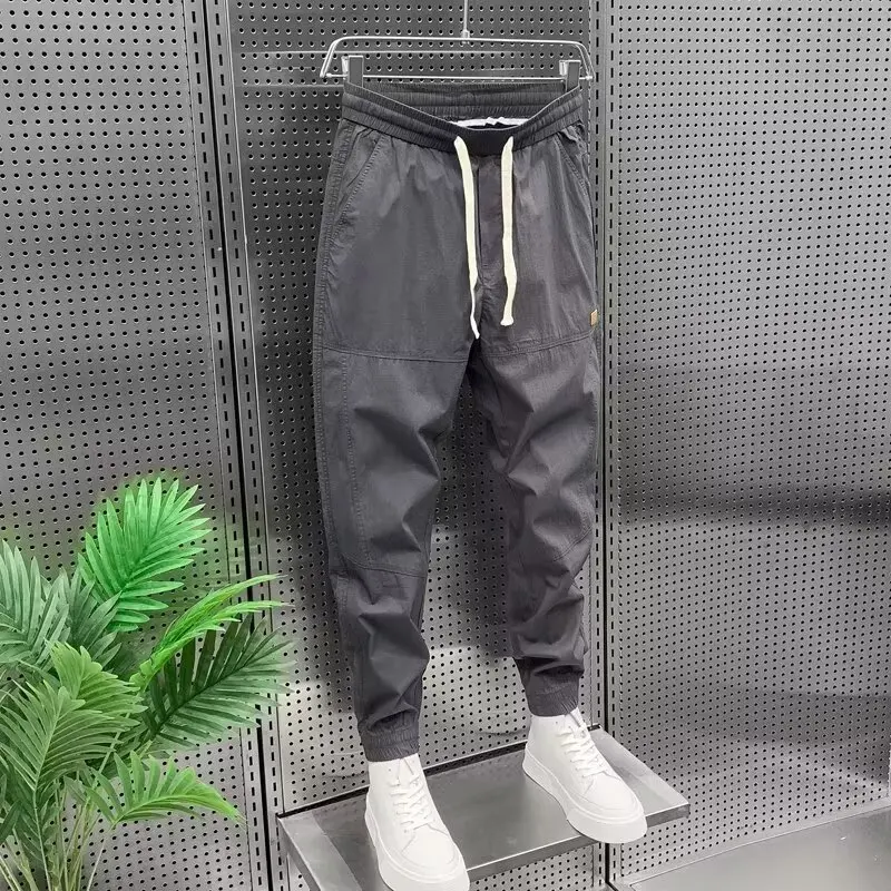 Pantalones de chándal bombachos para hombre, pantalón de entrenamiento para correr, estilo coreano, informal, Harajuku, Y2k