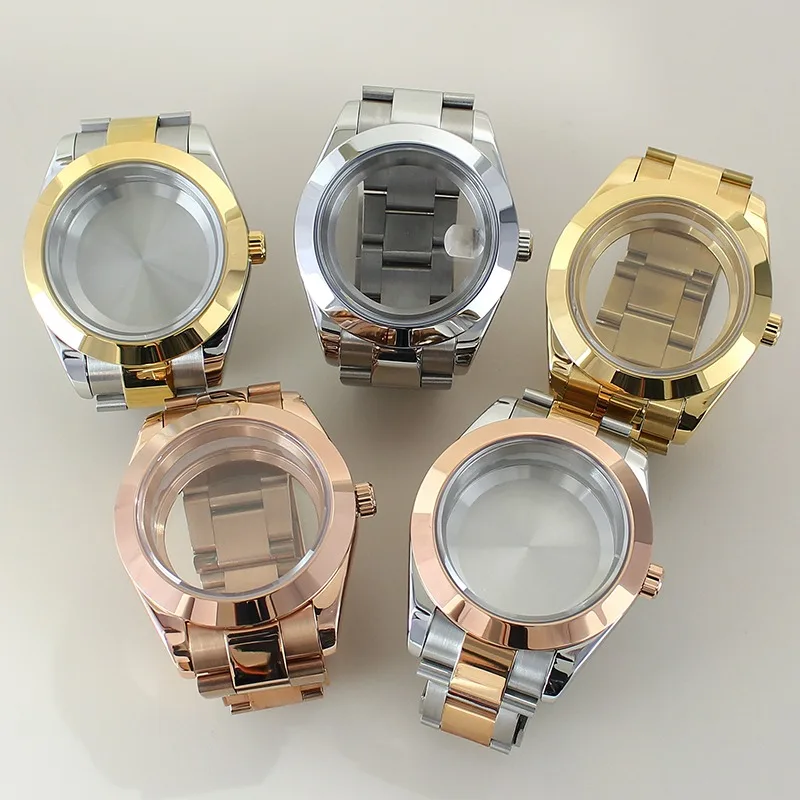 

Корпус часов в стиле ретро для NH35, модифицированная вечная модель Oyster, нержавеющая сталь 316L для механизма Miyota8215