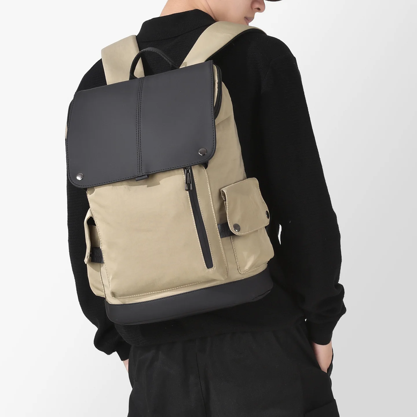 Casual Backpack for College Students, Commuter Travel Laptop Bag for Men Women,Daypack for Work & Trip,Carry-On Luggage