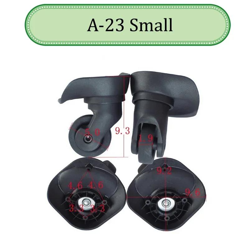 مناسبة ل Hongsheng A-23 العالمي عجلة حقيبة تروللي بعجلات عجلة استبدال الأمتعة بكرة عجلات منزلقة إصلاح مقاومة للاهتراء #2