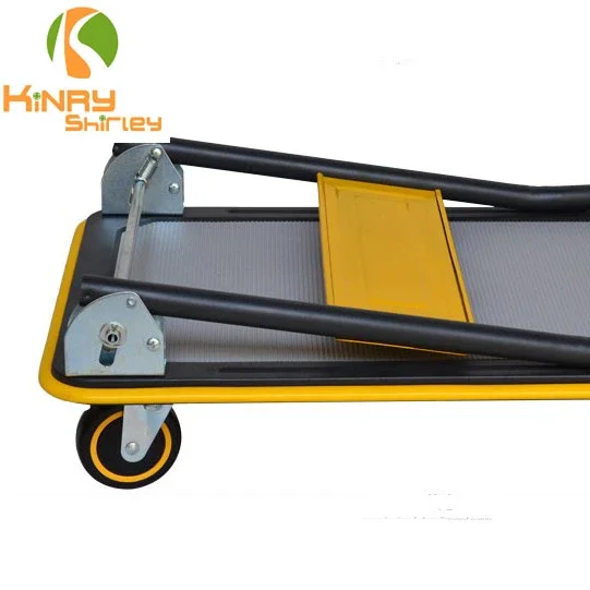 150 kg 300 kg folding flat platform trolley folding trolley