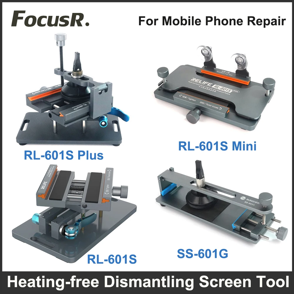 

RELIFE RL-601S Plus Mini SS-601G LCD Screen Disassemble Fixture For iPhone 15 pro max Back Glass Remove Separate Repair Tool