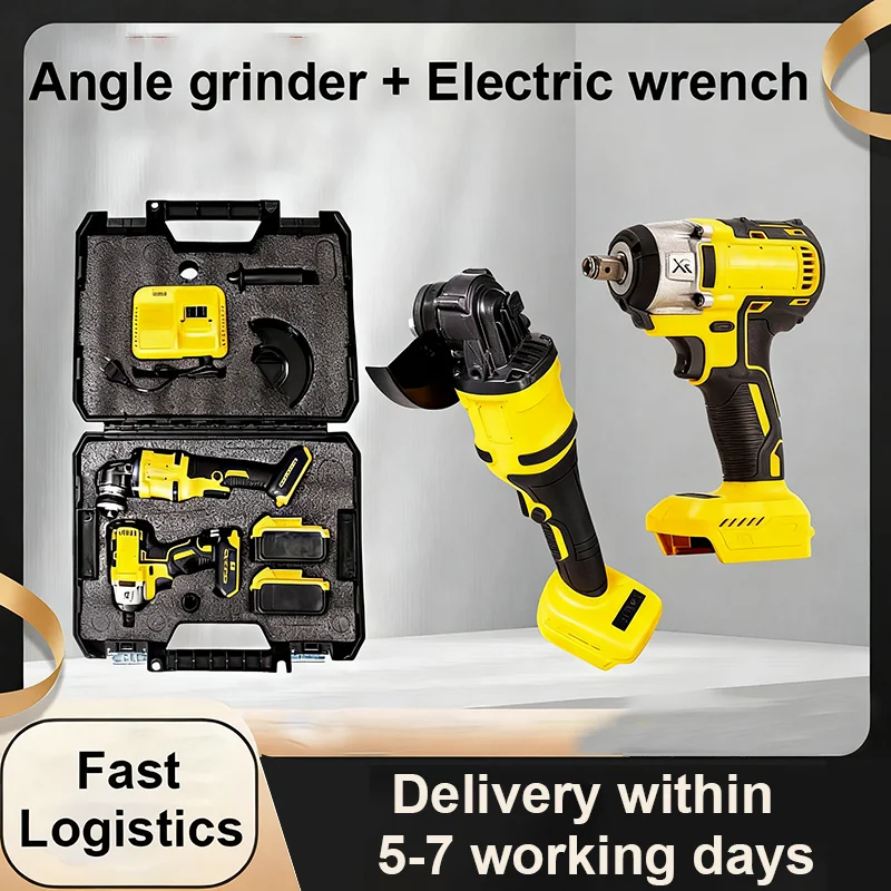 Heißer Verkauf Bürstenlosen Winkel GrinderWireless Bohrer Schraubendreher Akku-bohrschrauber Schlagschrauber Mehrzweck Power Combo Tool kit