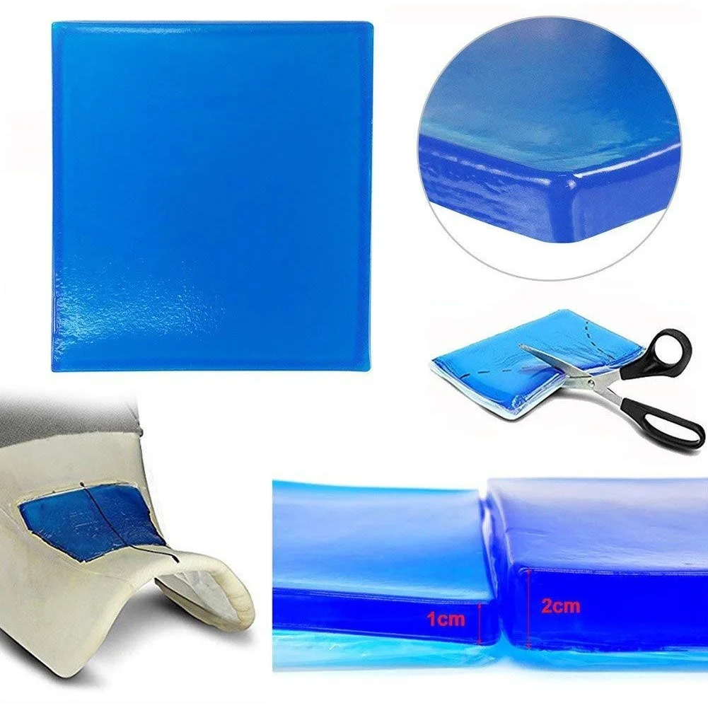 Thickened Motorcycle Seat Gel Pad Shock Absorption Mat Comfortable Soft Cushion For Motor Bike Modified Seats B view 3