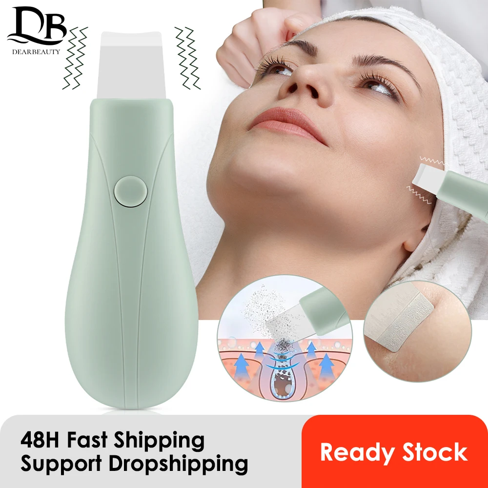 Vibration Gesicht Haut Wäscher Ultraschall Mitesser Entferner-Deep Clean Poren Reiniger Lifting Gesichts Werkzeug mit Spachtel für Hautpflege