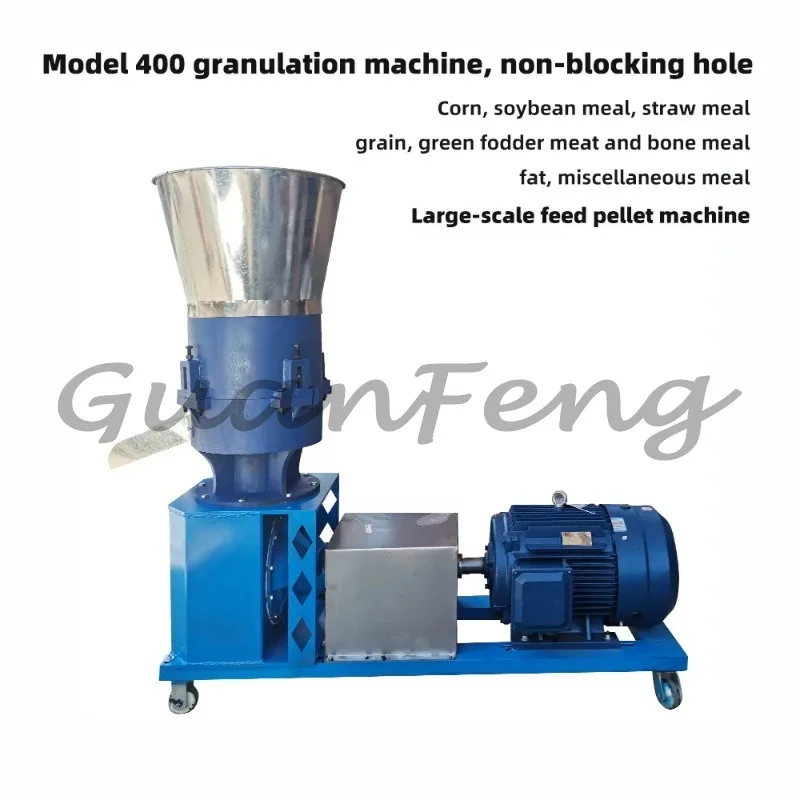 Diesel Powered Feed Pelletizer Grinder Animal Feed Making Machine for Cattle Chicken Fish Feed Manufacturing