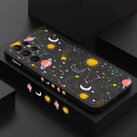 Full Sky Star Phone Case For Samsung Galaxy S25 S24 S23 S22 S21 S20 Ultra Plus FE S10 Note 20 ultra 10 9 Plus Cover