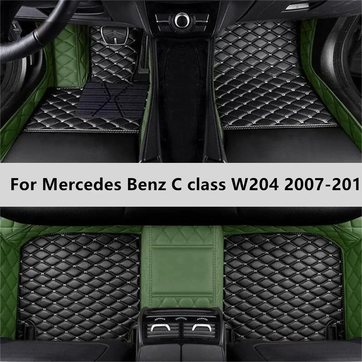 

Custom Car Floor Mats For Mercedes Benz C class W204 2007-2014 Floor Mat Car Mat Accessories Men Women Interior Accessories