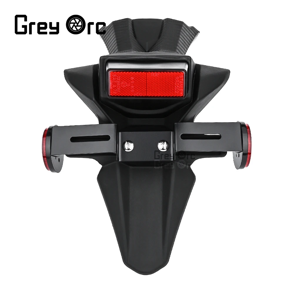 

Rear Fender Mudguard Cover License Registration Plate Bracket Motorcycle Accessories For Suzuki GSX R 600 GSXR 750 K11 2011-2024