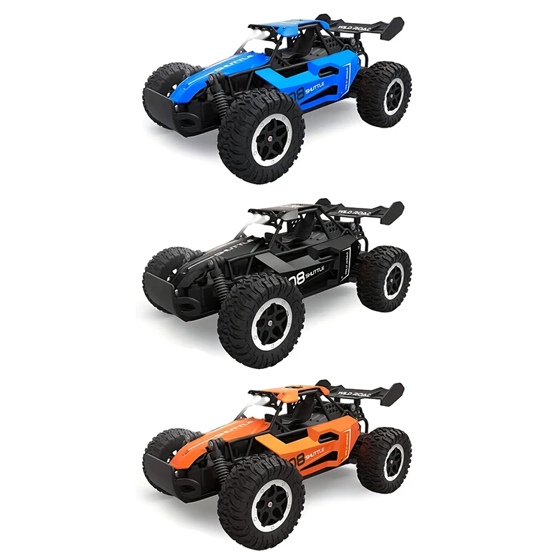 Coche de Control remoto 2WD de alta velocidad, 20 KM/H, escalada todoterreno con luz LED, frecuencia de 2,4G, juguete para regalo para niños y niñas