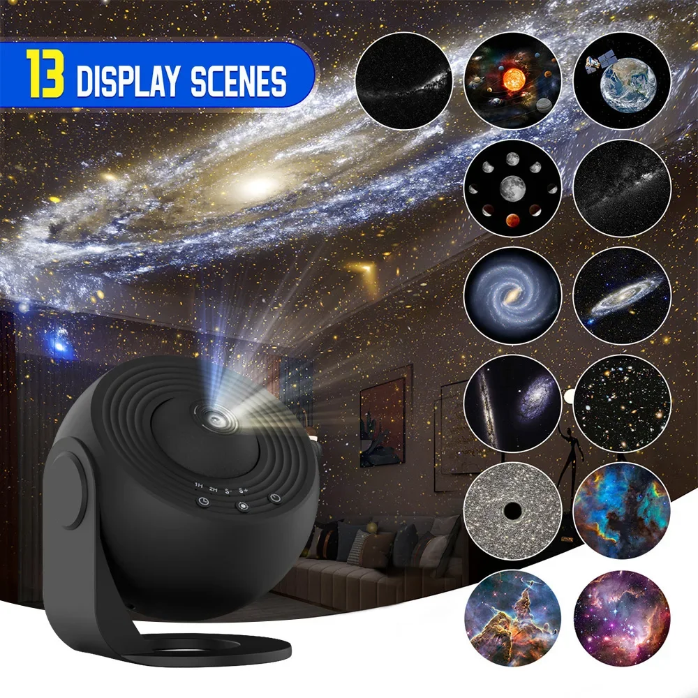 13 in 1 Star Projector for Bedroom, Aurora Planetarium Night Light for Adults - Enhance Relaxation and Sleep Quality