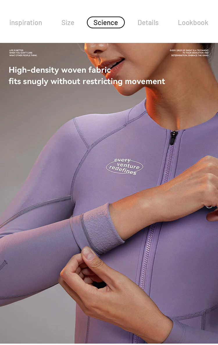 EVR Pro Damen Winter Fleece Radsporttrikot, Thermo-Langarmshirt für Rennräder, Warmes Slim-Fit Outdoor-Radsportoutfit – Detail 8