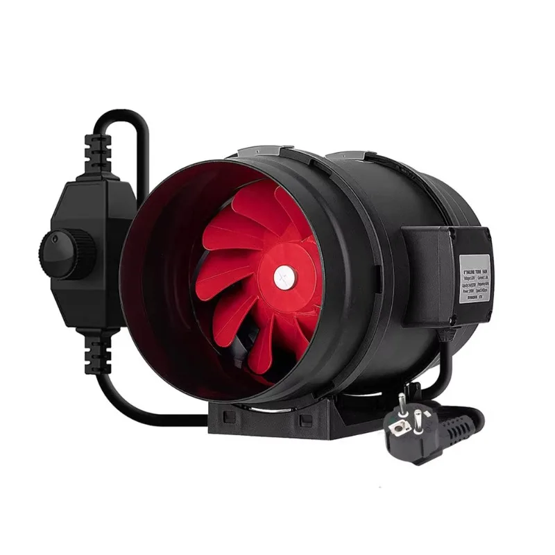 

230V freestanding in-line fan, for growth tent fan clip fan, with plastic blade, suitable for growth environment