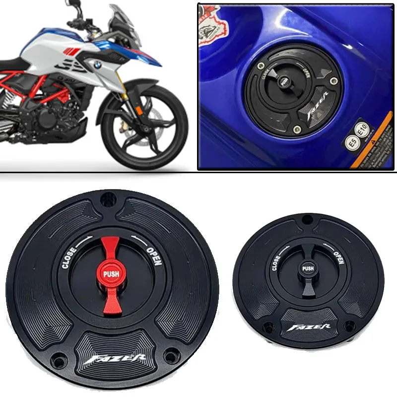 

For FZS600 FZS600S FZS 600/600S FAZER High Quality Motorcycle CNC Gas Fuel Tank Cap Cover