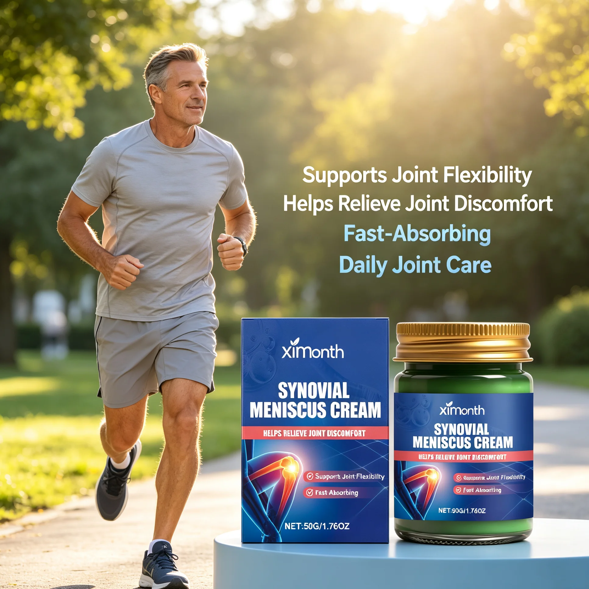 Herbal Extract Joint Comfort Cream Alleviate Joint Discomfort Reduce Swelling Joint Maintenance Massage Cream for Whole Body