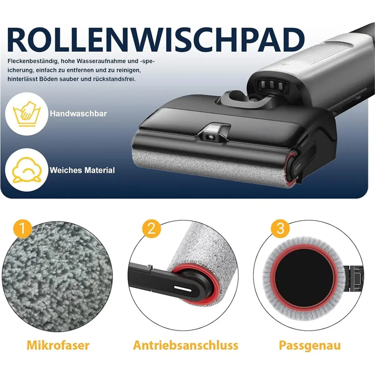 (A99Z) Brush Roll and Filter Accessories for X4 Pro/ M50 Ultra/ X4 Plus Wet and Dry Vacuum Cleaner, Brush Roll and Filter