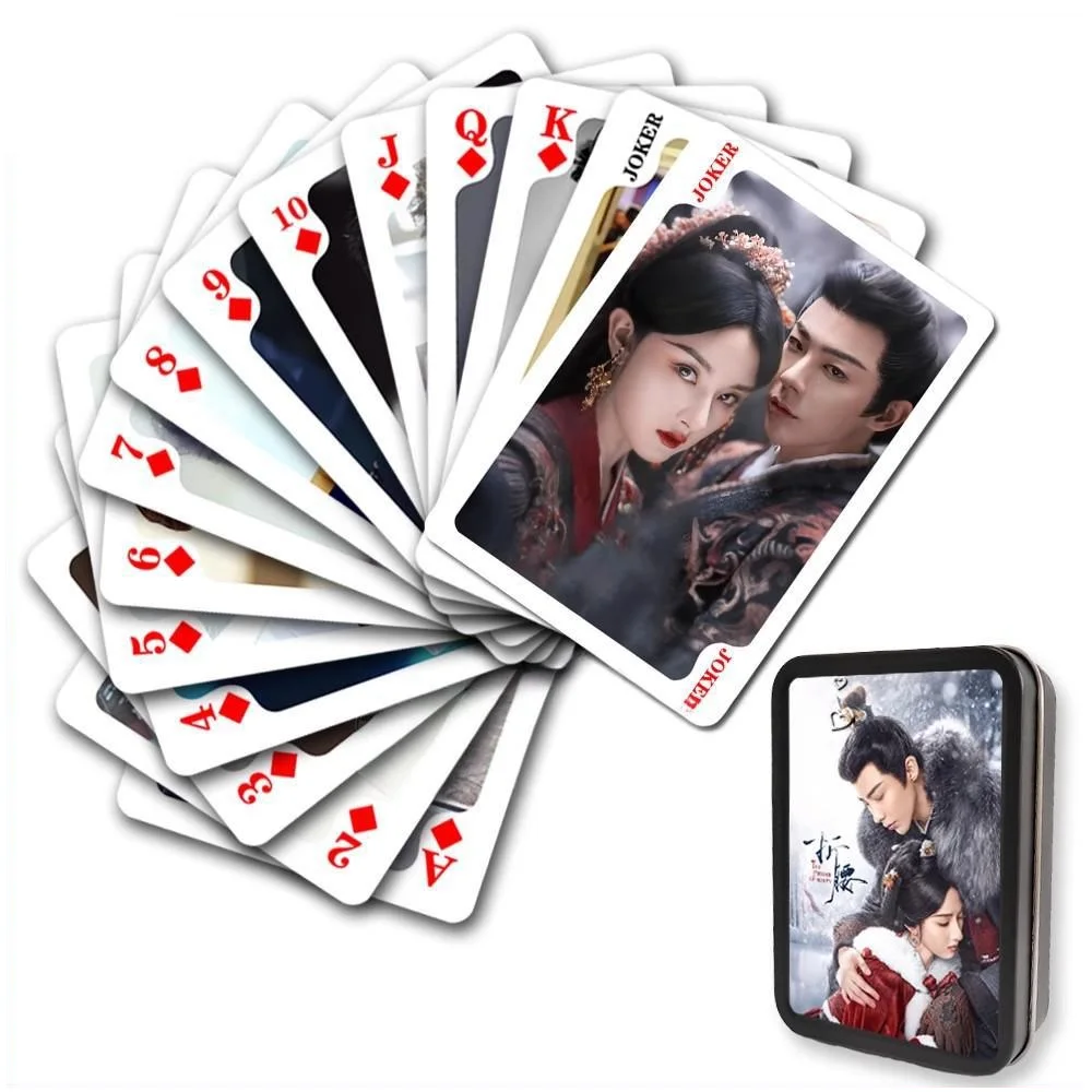 

54 Pcs/Box Drama The Prisoner of Beauty Poker Cards - Liu Yuning x Song Zuer Collectible Card Game Gift