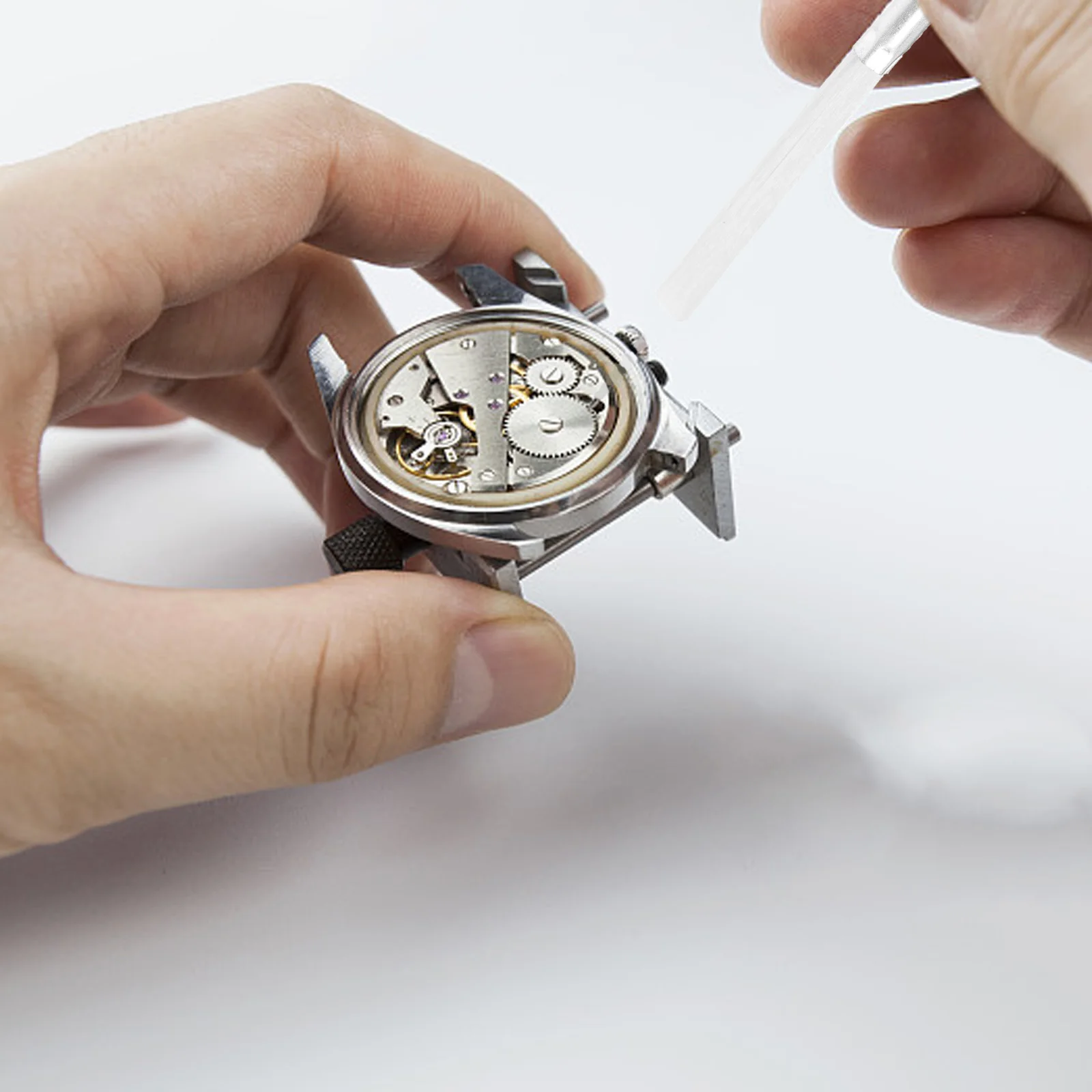 

Fiberglass Pen Tip Red Replaceable Head Brush for Watch Jewelry Coin Cleaning Finishing Polishing Sanding Tools