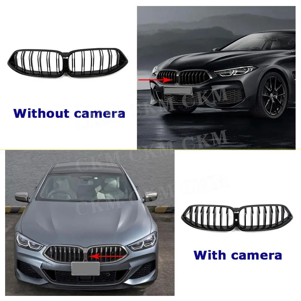 

ABS Black Racing Grille Front Bumper Mesh Grills for BMW 8 Series G14 G15 G16 2019+ Car Bumper Accessories Body Kits