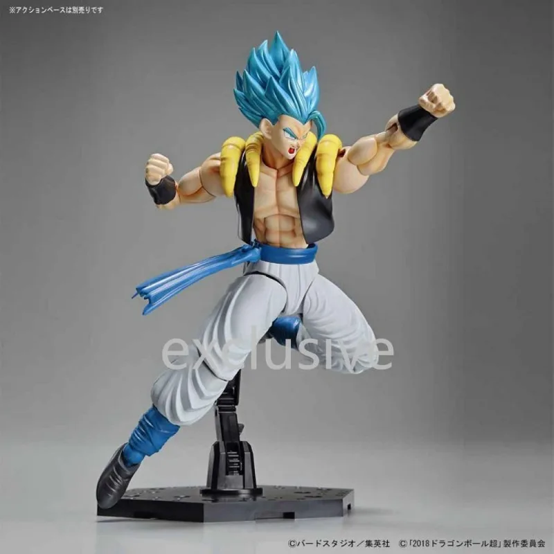 Bandai Genuine Dragon Ball Super Figure-rise Standard FRS Super Saiyan God Gogeta Anime Action Figure Assembly Model Toy Gifts