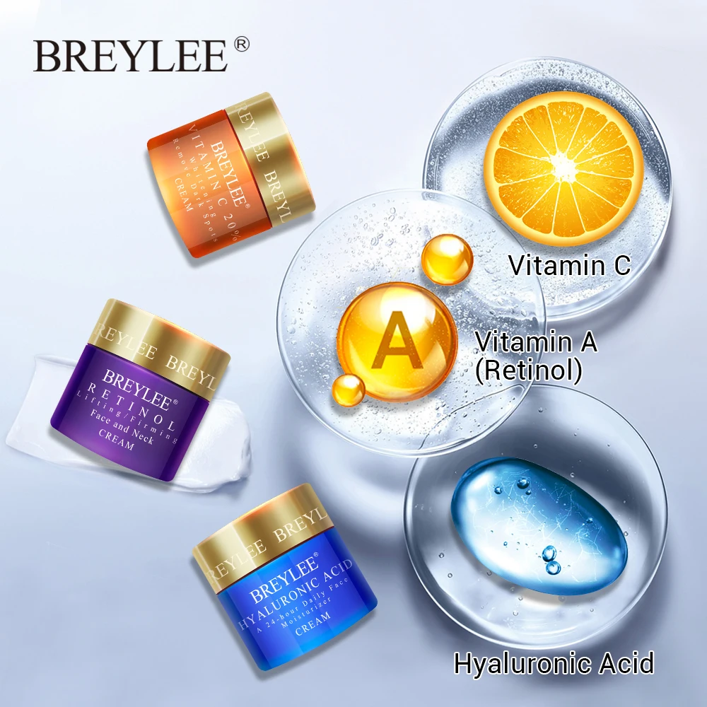 

Anti-wrinkle Hyaluronic Acid V C Retinol Firming Korean Skin Care Products Face Cream Beauty Health Brighten Delay Aging cream