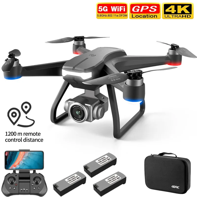 F11 FPV GPS Drone 4K/6K Professinal Electric Dual Lens Optical Flow Brushless Motor RC Quadcopter Toys Follow Me