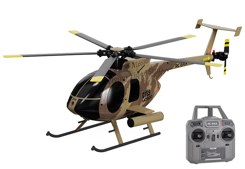 Helicopter TUSK MD500 Dual Brushless Simulation Model 6-Axis Gyro Simulation Model Toys