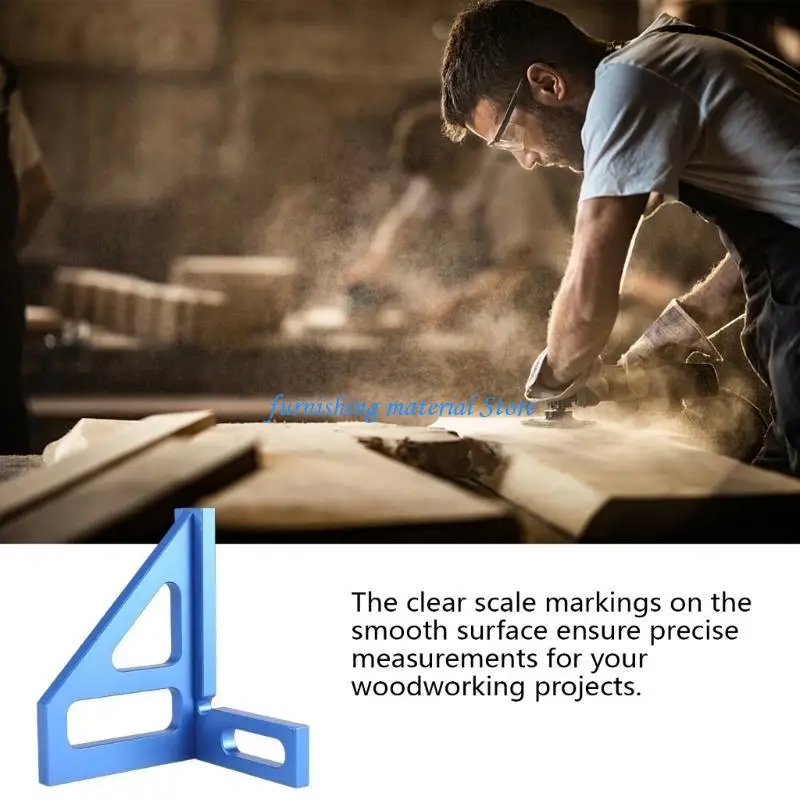 Regla regla línea dibujo Y5GD 45/90 grados regla Surer Protractor cuadrado