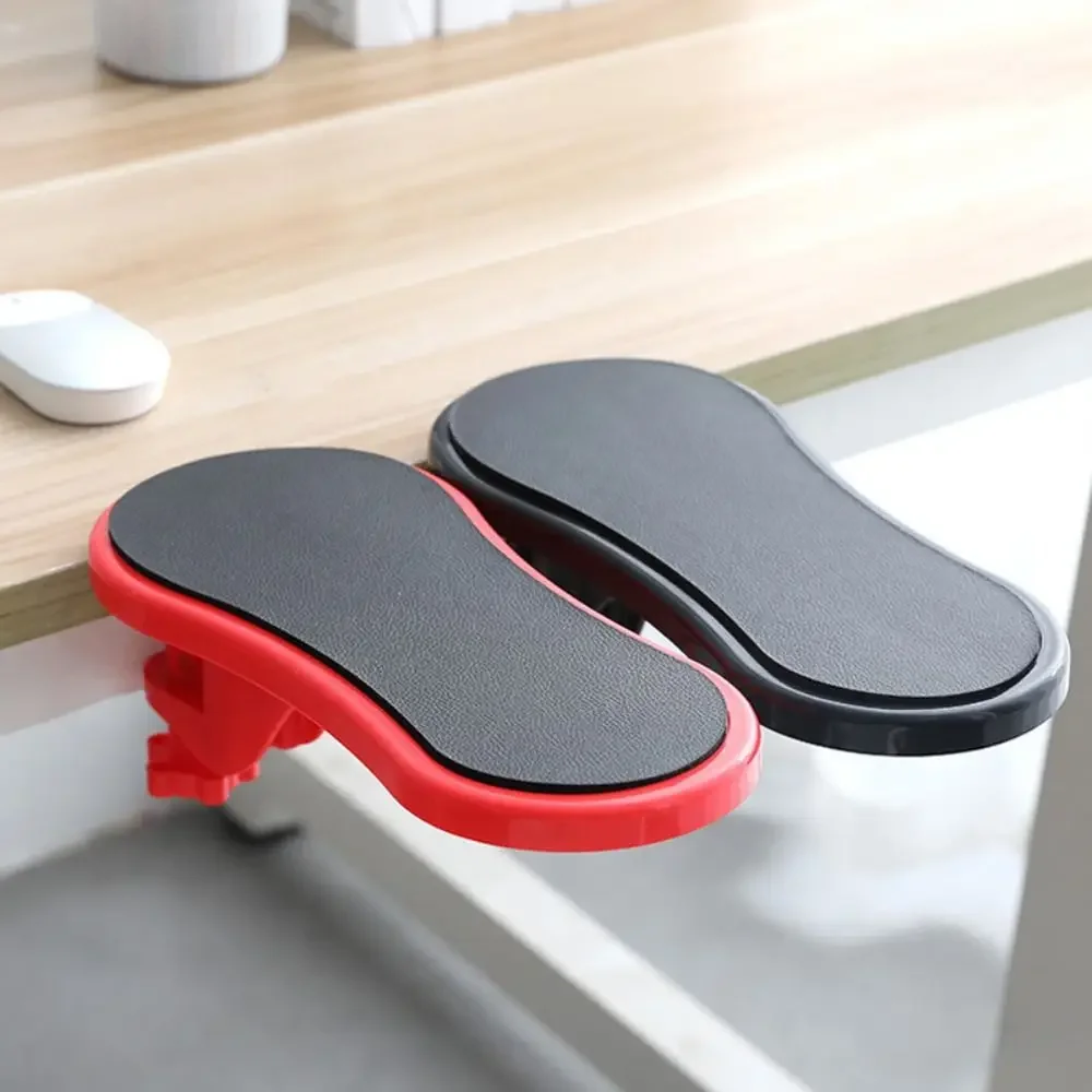 Almofada de apoio de braço de mesa acoplável ajustável portátil computador mesa braço suporte rotativo mouse pads braço apoios de pulso acessório de escritório