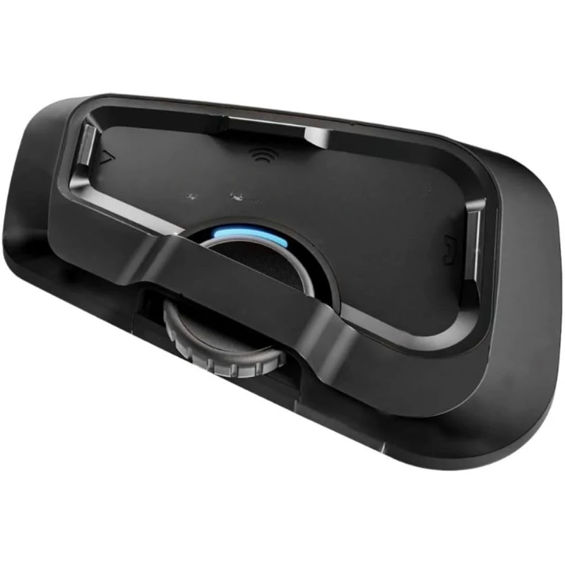 Motorcycle 2-Way Bluetooth Communication System Headset - Black, Single Pack