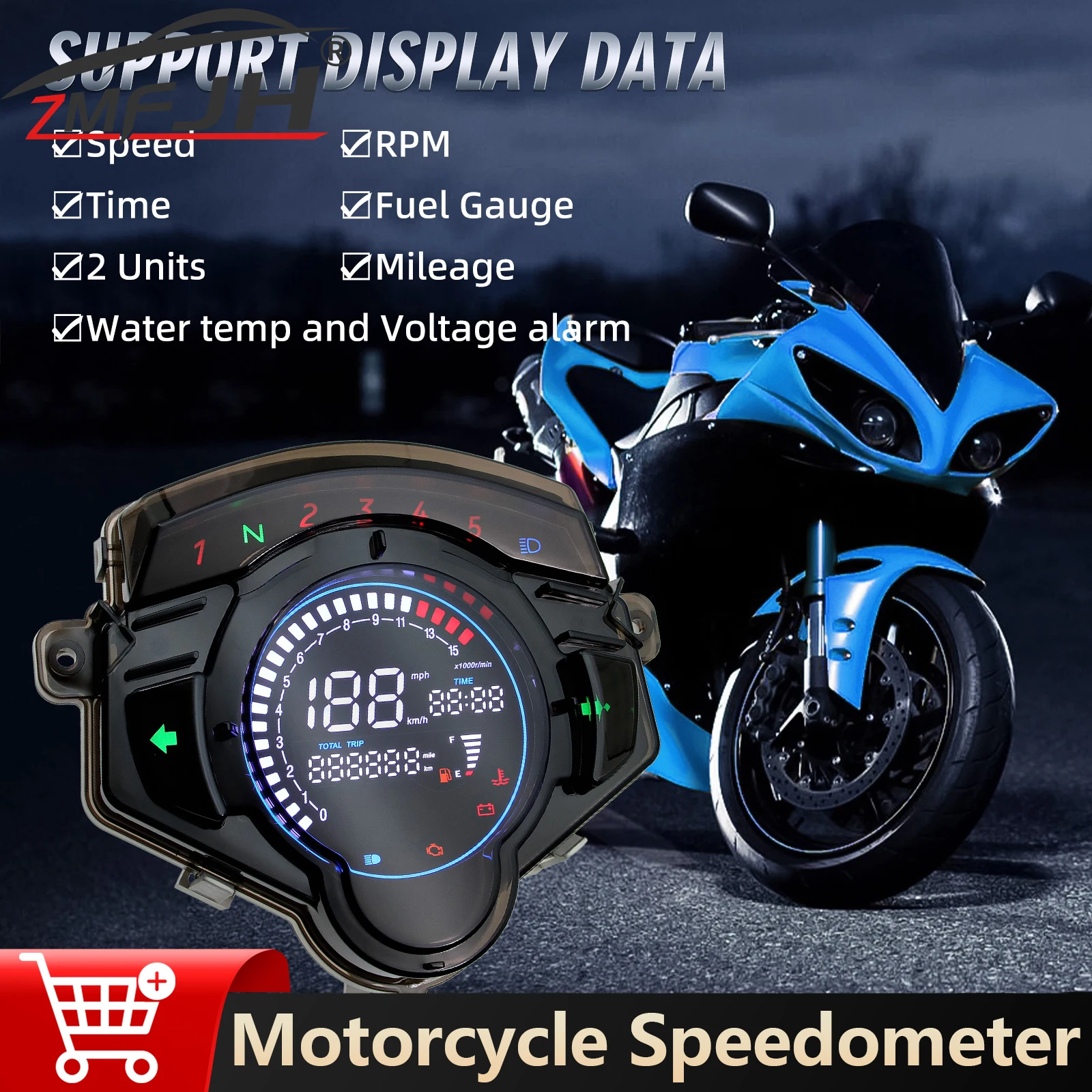 Motorcycle Rpm Tach…