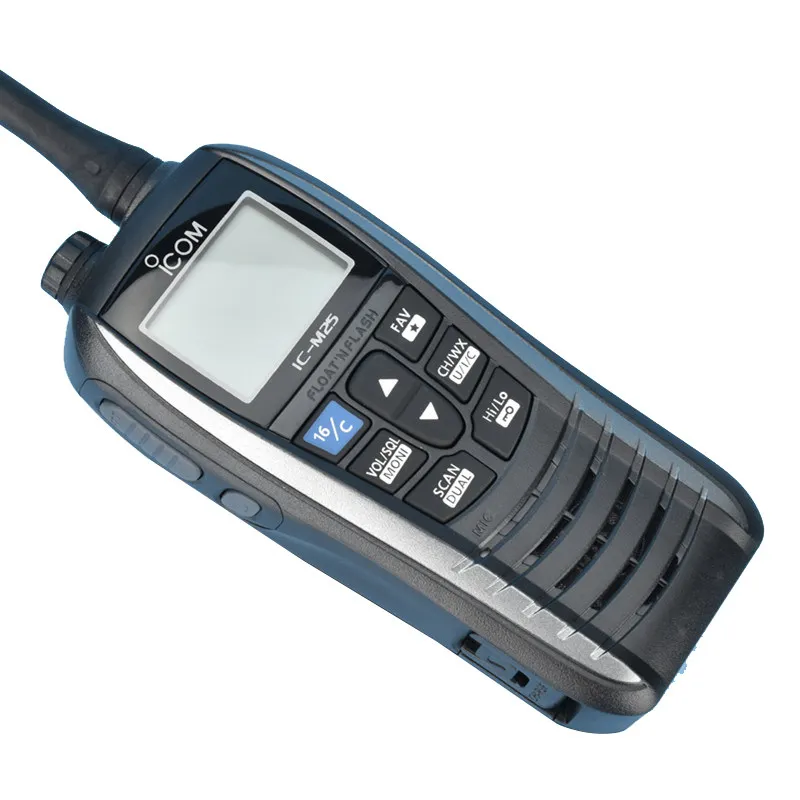 IC-M25 Maritime Interphone IPX7 Walkie-talkie Impermeavel Portable VHF Handheld Transceiver Standby 1-5 Days view 5