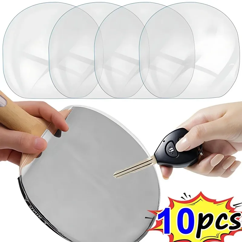 2/10pcs Table Tennis Protective Film Un-sticky Film Ping Pong Bat Protector Table Tennis Racket Astringent Paddle Bat Accessorie