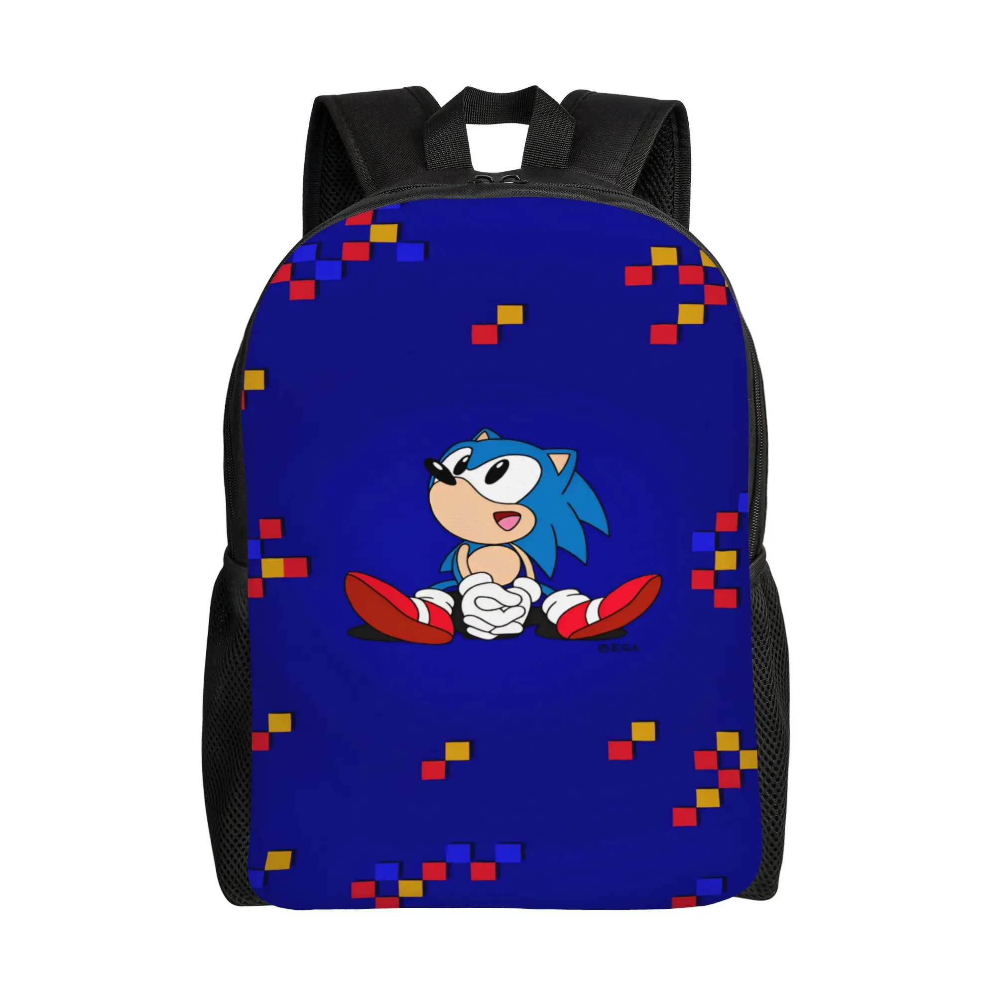 Sonices Cartoon Game Backpack  Outdoor Style Backpacks Women Men Colorful Durable High School Bags Leisure Rucksack