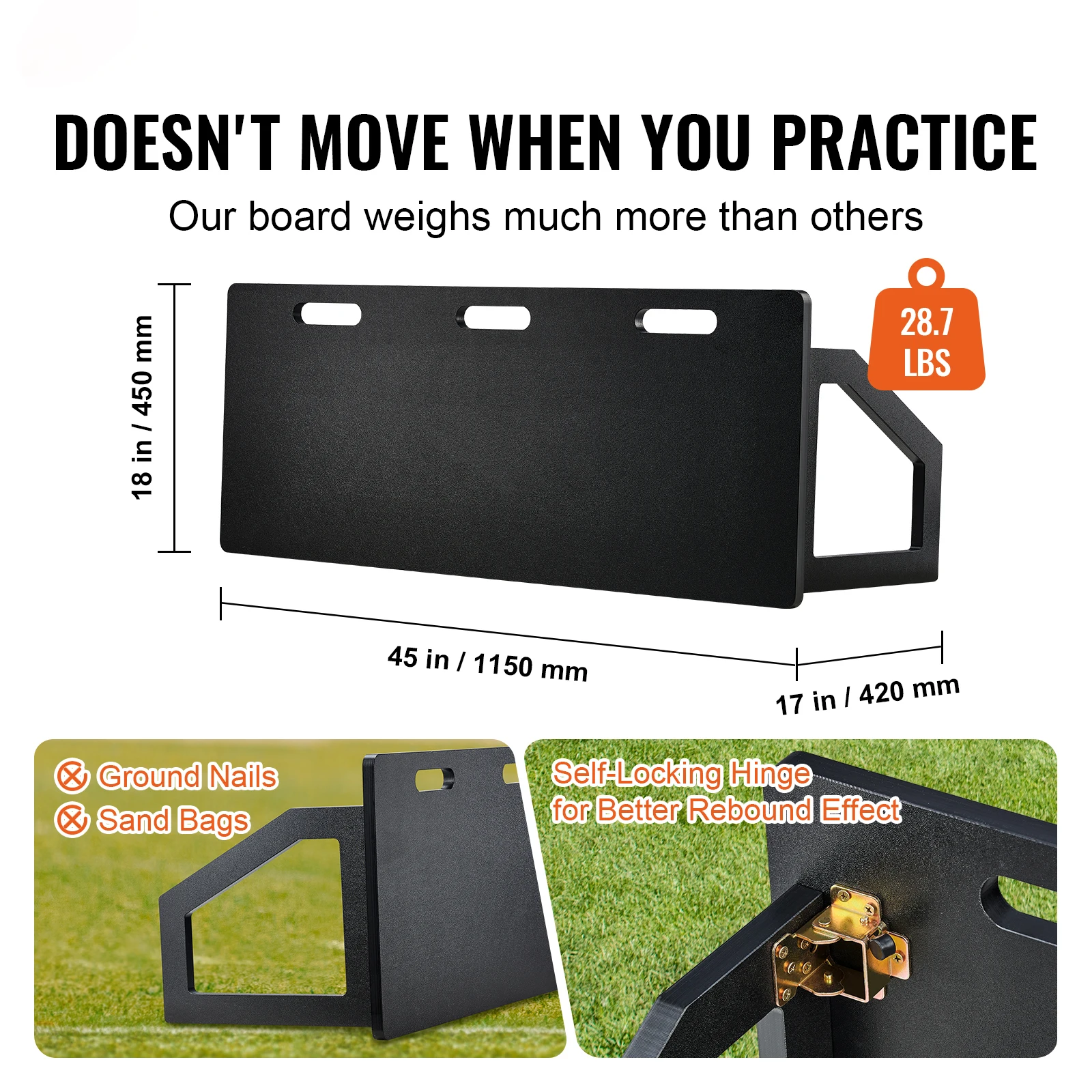Soccer Rebounder Board, 45